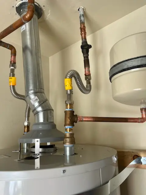 Water heater installation and plumbing repair in Deming